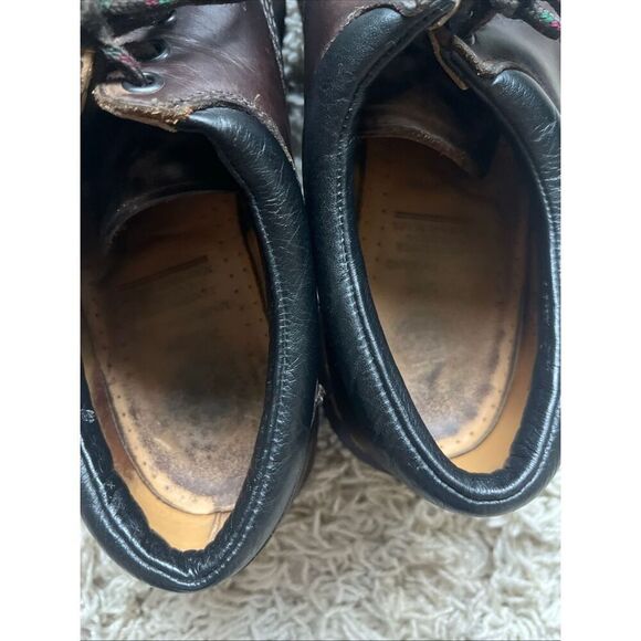 VTG Dr. Martens 8053 Brown Leather Oxfords Dress Shoes England US Mens 11 UK 10 main image 8